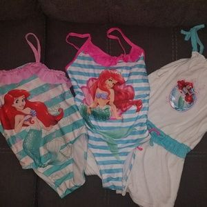 Disney mermaid bathing suits with suit cover